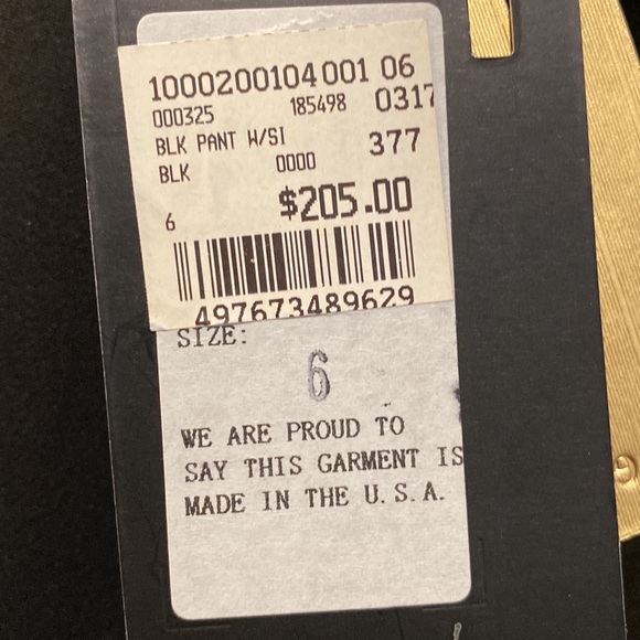 NWT. Alberto Makali butterfly elegant dress pants. Size 6. - Picture 3 of 8